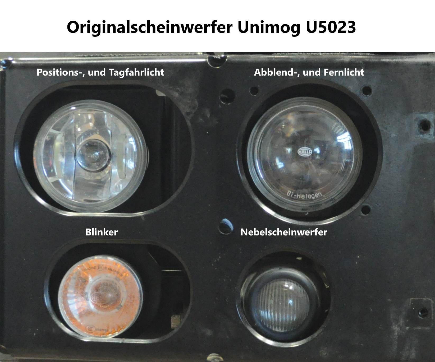 Original Halogen Scheinwerfer U5023